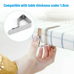 24Pcs Stainless Steel Tablecloth Clamps Table Cloth Clips Holder Clip