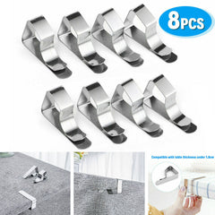 24Pcs Stainless Steel Tablecloth Clamps Table Cloth Clips Holder Clip