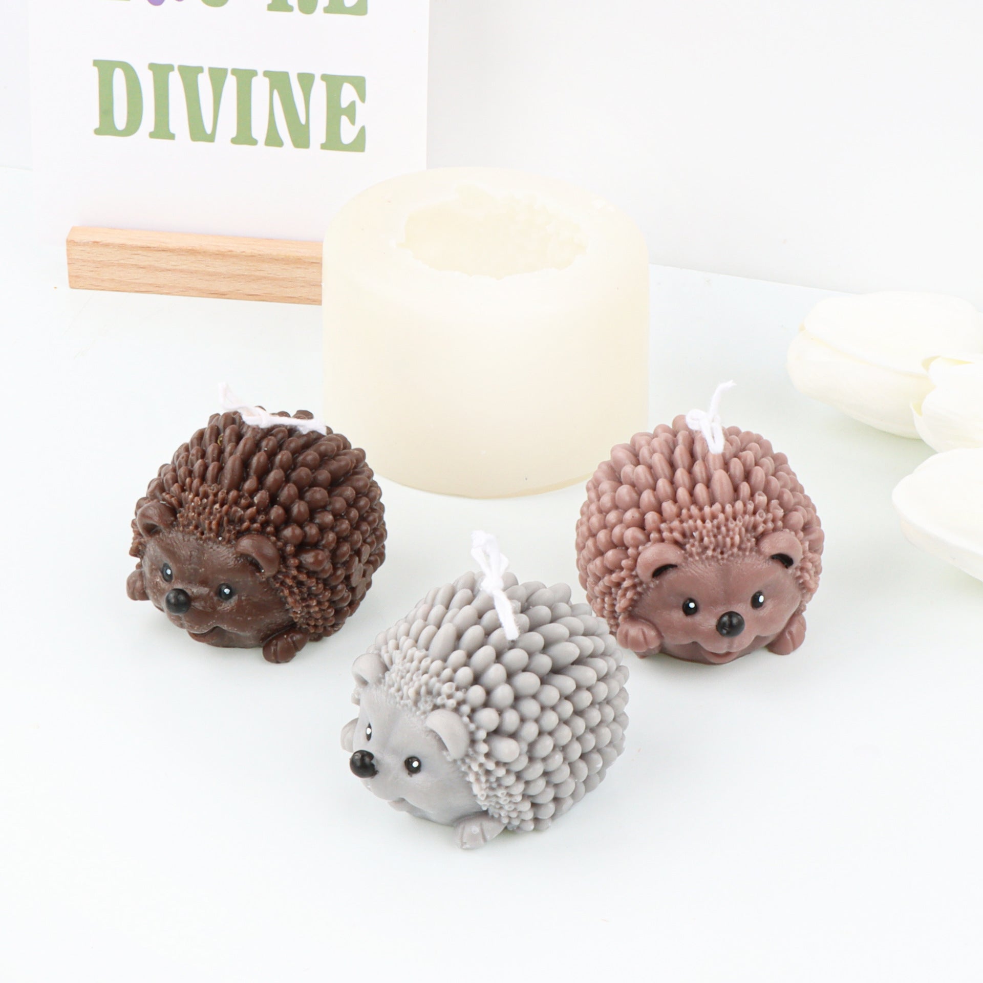 3D Hedgehog Silicone Mold DIY Cake Decoration Mold