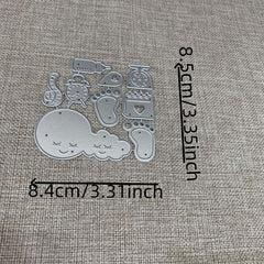 1pc Piggy Craft Metal Cutting Dies Baby Series Decoration Scrapbook Paper Craft