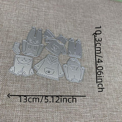 1pc Piggy Craft Metal Cutting Dies Baby Series Decoration Scrapbook Paper Craft