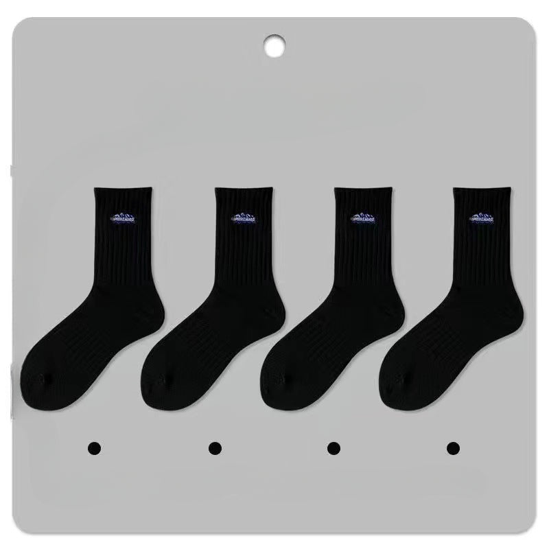 5 Pairs Men's Breathable Low Cut Socks for Cycling Running