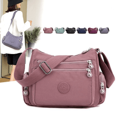 Solid Crossbody Bag Single Shoulder Messenger Bag for Shopping Traveling Daily
