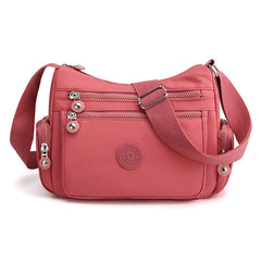 Solid Crossbody Bag Single Shoulder Messenger Bag for Shopping Traveling Daily