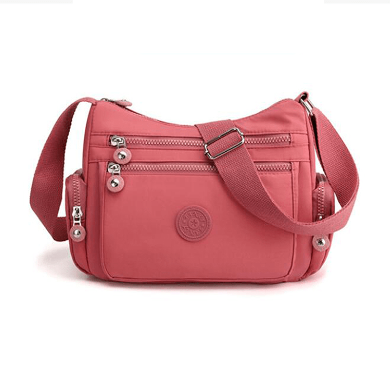 Solid Crossbody Bag Single Shoulder Messenger Bag for Shopping Traveling Daily