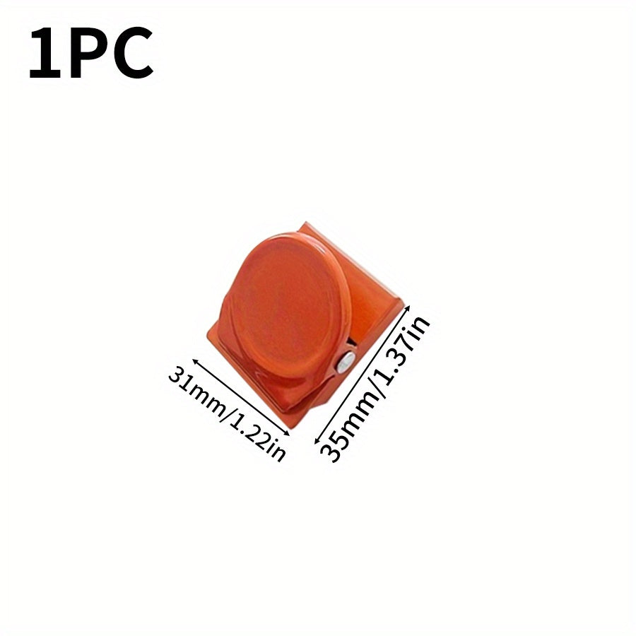 1pc Metal Stationery Clip Refrigerator Magnetic Suction Clip