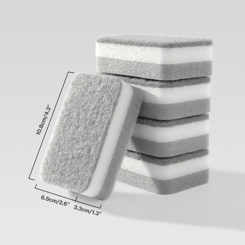 Double Sided Cleaning Sponges - Quick Cleaning Kitchen Tableware Brush