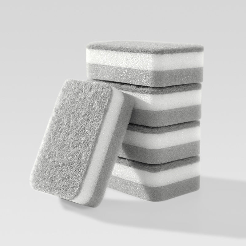 Double Sided Cleaning Sponges - Quick Cleaning Kitchen Tableware Brush