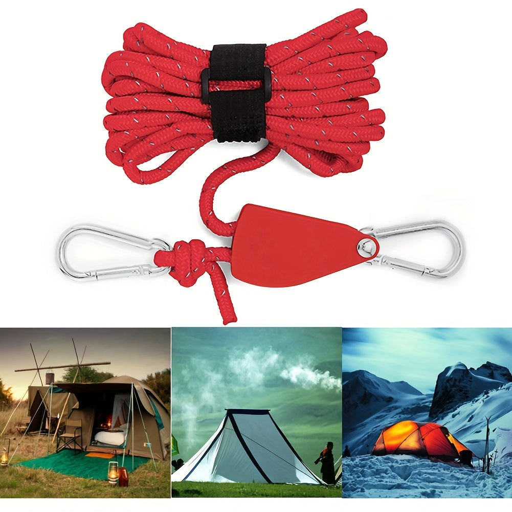 Adjustable Reflective Nylon Wind Rope for Secure Tent in Any Weather