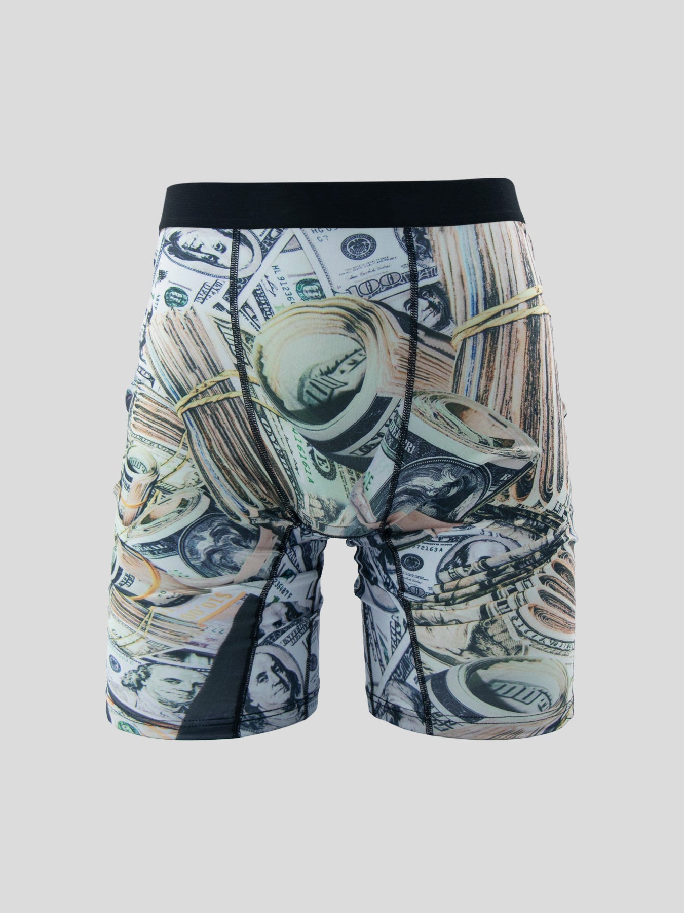Men's Smoke Pattern Boxers High Stretch Swim Trunks