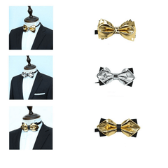 Glitter Men's Bow Tie Wedding Party Holiday Bow Tie