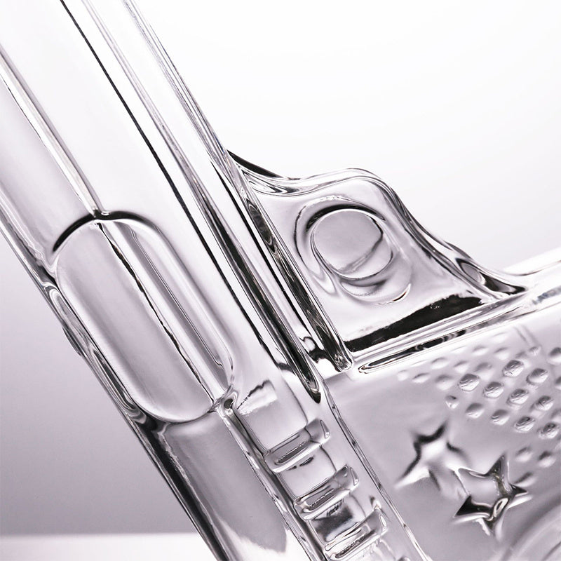Transparent Wine Decanter and Whiskey Glass Set