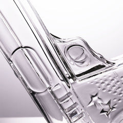 Transparent Wine Decanter and Whiskey Glass Set