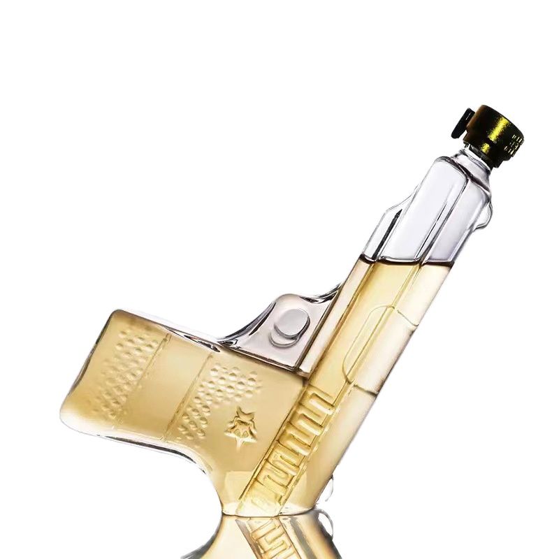 Transparent Wine Decanter and Whiskey Glass Set