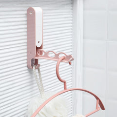 Foldable Hanger Storage Rack Balcony Punching Hanger Hook