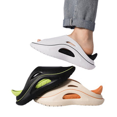 Men's Non Slip Slides Casual Slippers for Indoor Outdoor Beach Shower