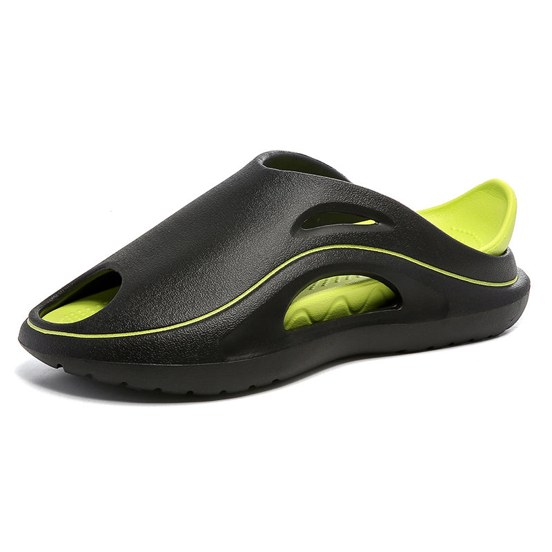 Men's Non Slip Slides Casual Slippers for Indoor Outdoor Beach Shower