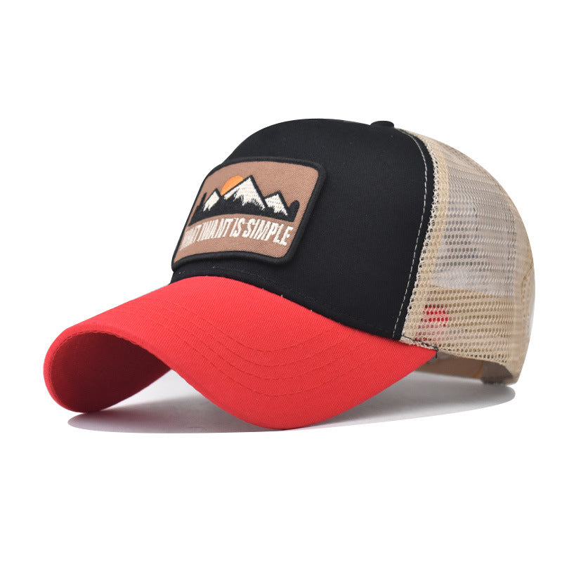 Unisex Breathable Adjustable Baseball Cap With Print