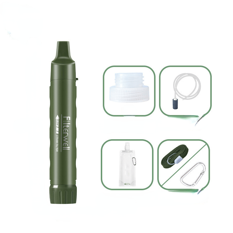 Portable Carbon Fiber Water Filtration for Camping
