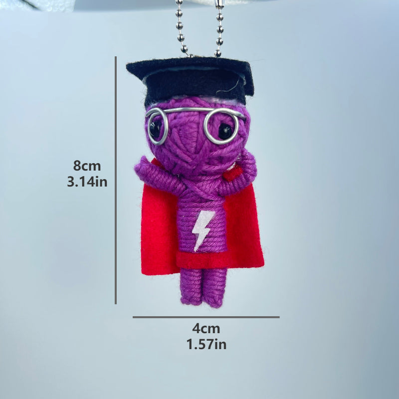 Miniature Mystical Car Interior Doll Prop Keychain