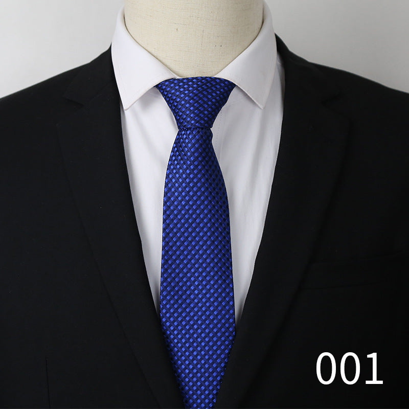 Striped Professional Tie Stylish Formal Business Tie for Men