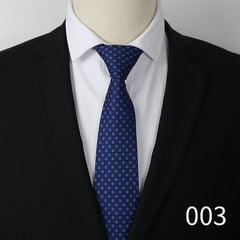Striped Professional Tie Stylish Formal Business Tie for Men