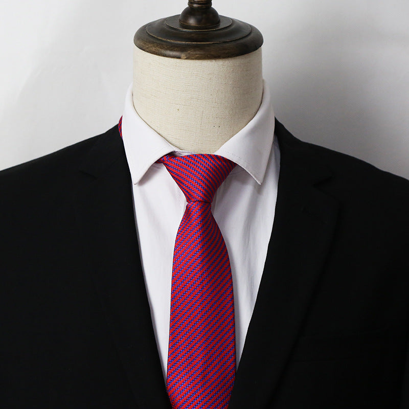Striped Professional Tie Stylish Formal Business Tie for Men