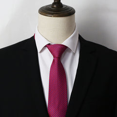 Striped Professional Tie Stylish Formal Business Tie for Men