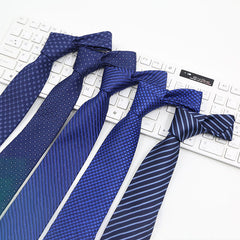 Striped Professional Tie Stylish Formal Business Tie for Men