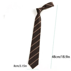 Striped Professional Tie Stylish Formal Business Tie for Men