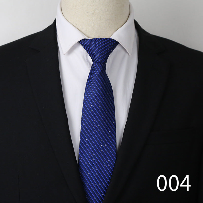 Striped Professional Tie Stylish Formal Business Tie for Men