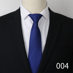 Striped Professional Tie Stylish Formal Business Tie for Men