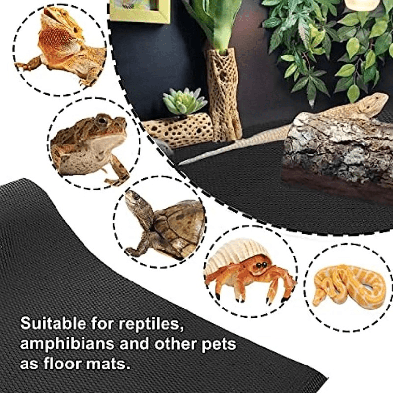 Soft Reptile Carpet for Bearded Dragons Geckos Iguanas Snakes