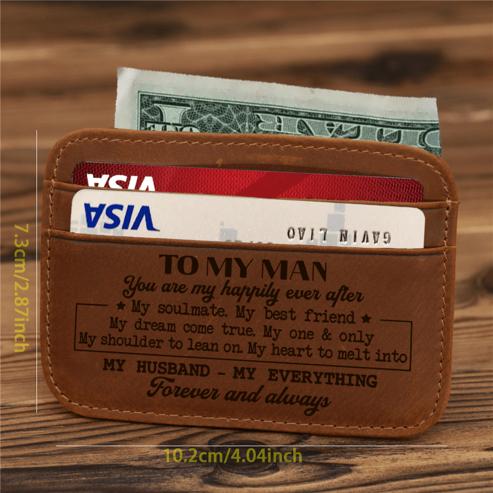 Vintage PU Leather Wallet Coin Purse Card Holder Men