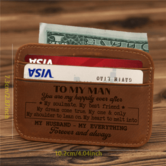 Vintage PU Leather Wallet Coin Purse Card Holder Men