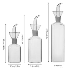 Transparent Vinegar Bottle Dispenser Kitchen Pourer 5oz Leakproof