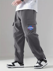 Pattern Print Cargo Pants Men's Trousers