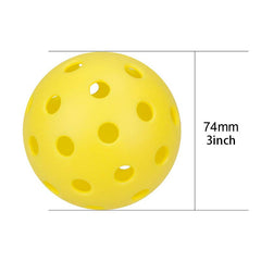 6pcs Durable Pickleball Balls 40 Holes Outdoor Indoor Training
