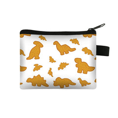 Dino Chicken Nugget Makeup Bag for Women & Girls