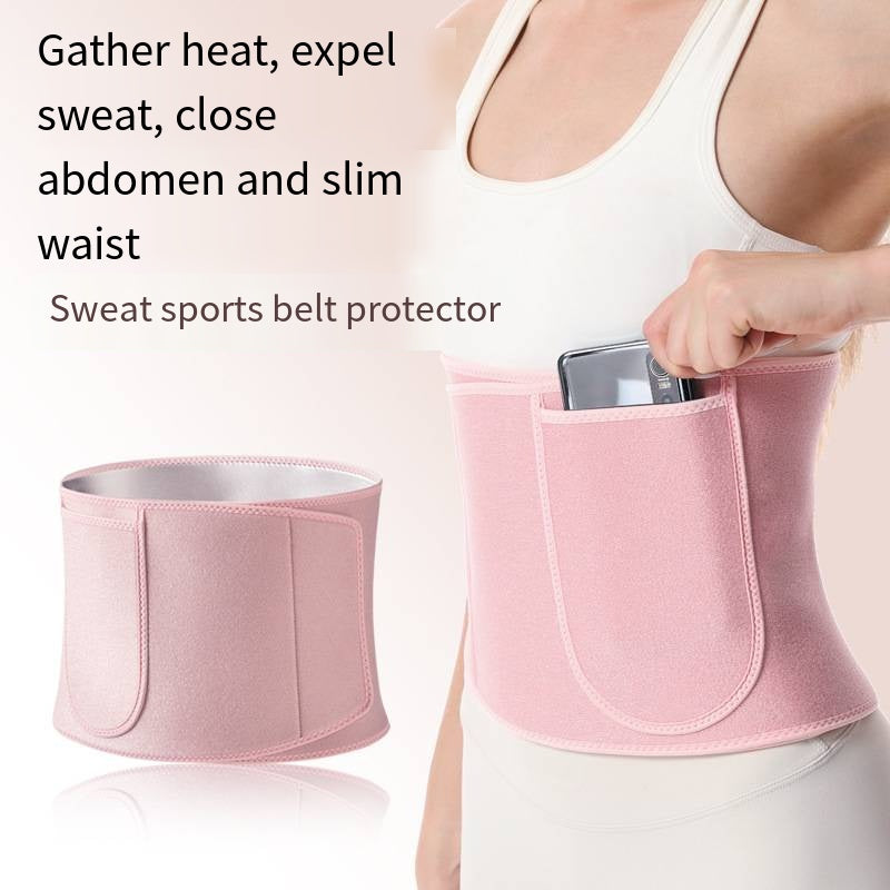 Adjustable Sweat Waist Belt for Core Training Yoga Fitness