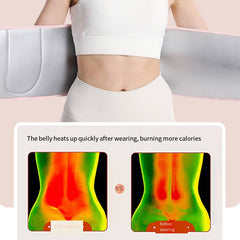 Adjustable Sweat Waist Belt for Core Training Yoga Fitness