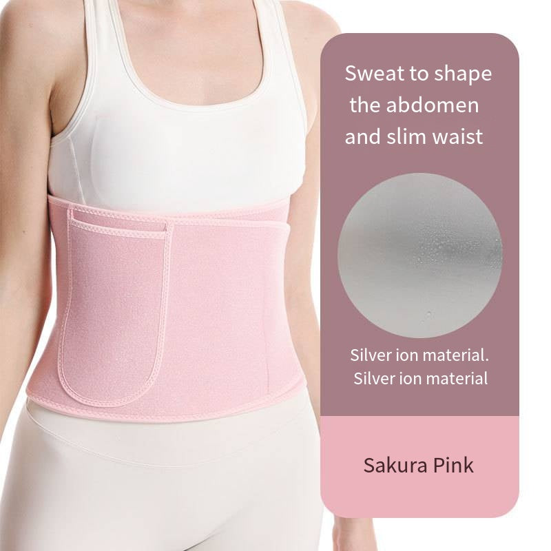 Adjustable Sweat Waist Belt for Core Training Yoga Fitness