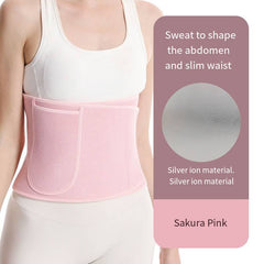 Adjustable Sweat Waist Belt for Core Training Yoga Fitness