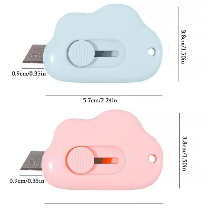 2pcs Cloud Art Student Stationery Set