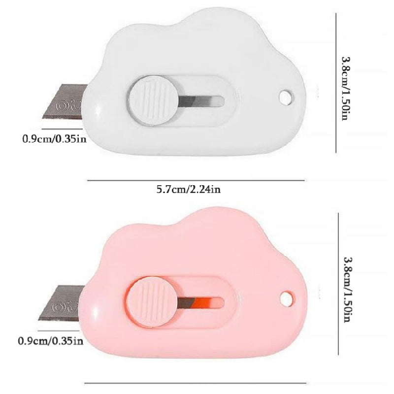 2pcs Cloud Art Student Stationery Set