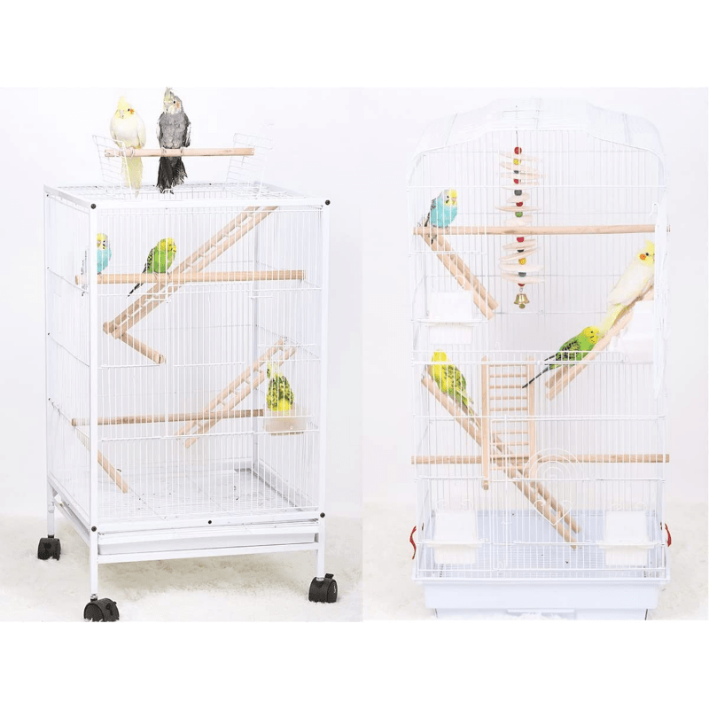 4PCS Wooden Bird Ladder Toys for Parakeets & Other Birds