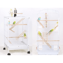 4PCS Wooden Bird Ladder Toys for Parakeets & Other Birds
