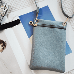 Lychee Pattern Crossbody Bag for Women Solid Messenger Bag