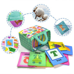 26pcs Early Education Puzzle Learning Letter Cloth Card Set for Baby