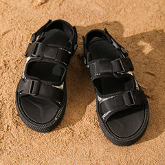 Men's Buckle Sandals Non Slip Open Toe Shoes